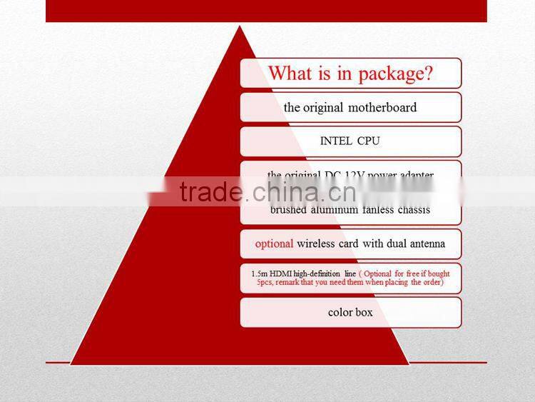 Cheapest mini pc 4K barebone i5 with Intel Core i5 4200U 1.6Ghz CPU Haswell Architecture SOC design aluminum chassis