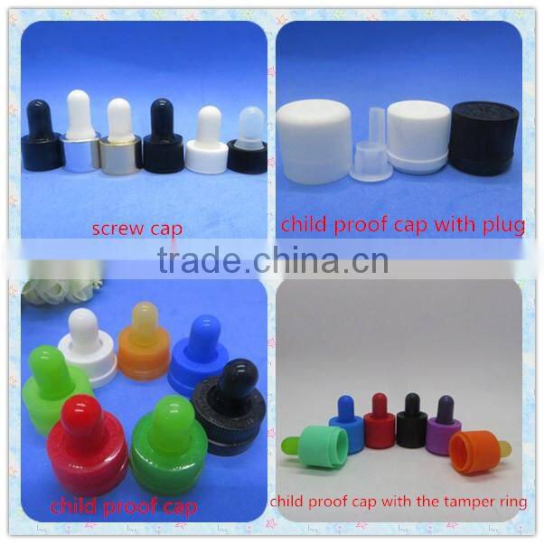 10ml 30ml e liquid pe plastic dropper bottle with childproof and tamper evident cap
