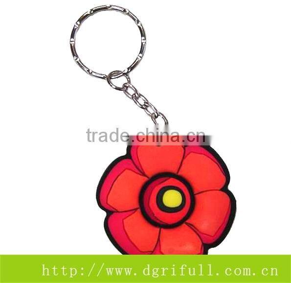 Can customized Lovely Ladybug silicone key strap