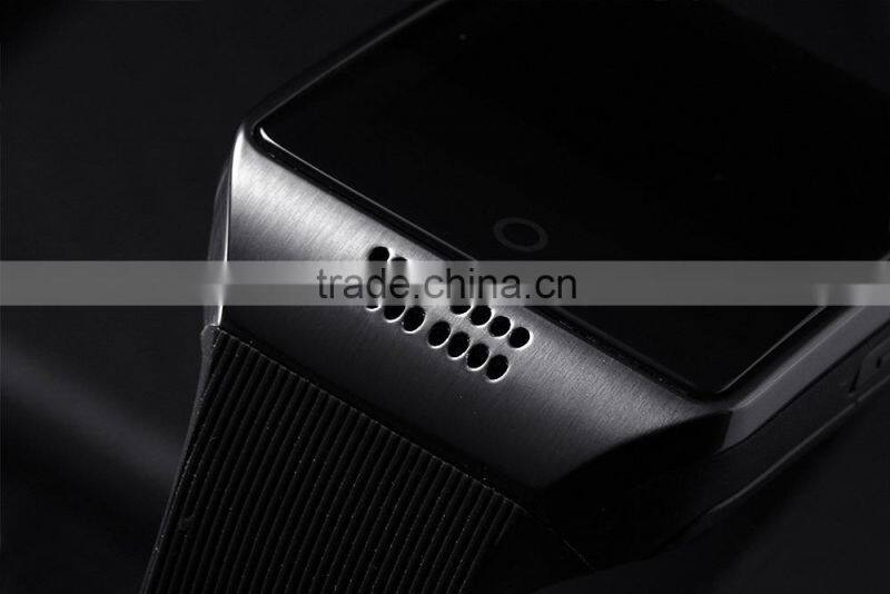 2016 Smart Watch Q18 Bluetooth Wearable Curved Screen Touch High Quality Support For Android and IOS Phone Wristwatch