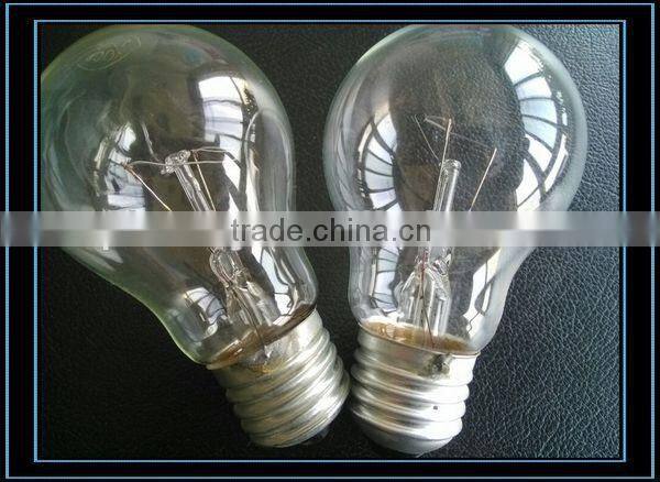 E27 B22 40W 60W 75W 100W incandescent clear frosted bulb