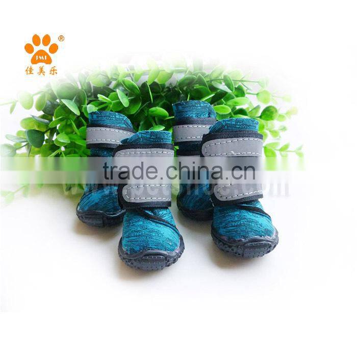 2016 JML hot selling fancy dog pet products warm snow boots waterproof nylon pet accessory