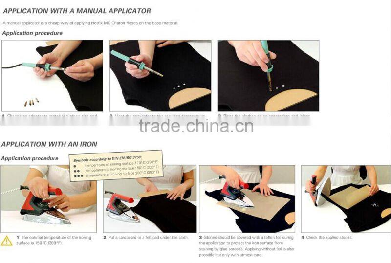 Original Precioa Flat Back Hotfix Glass Crystal,Art.438 11 612