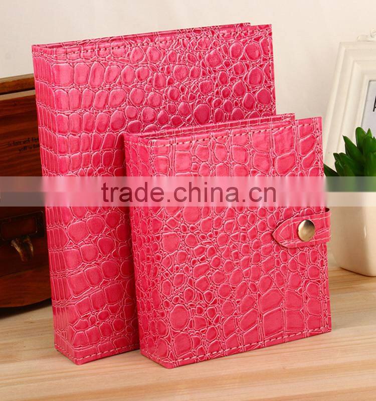 Wholesale protable creative leather fashionable folding earring organizer