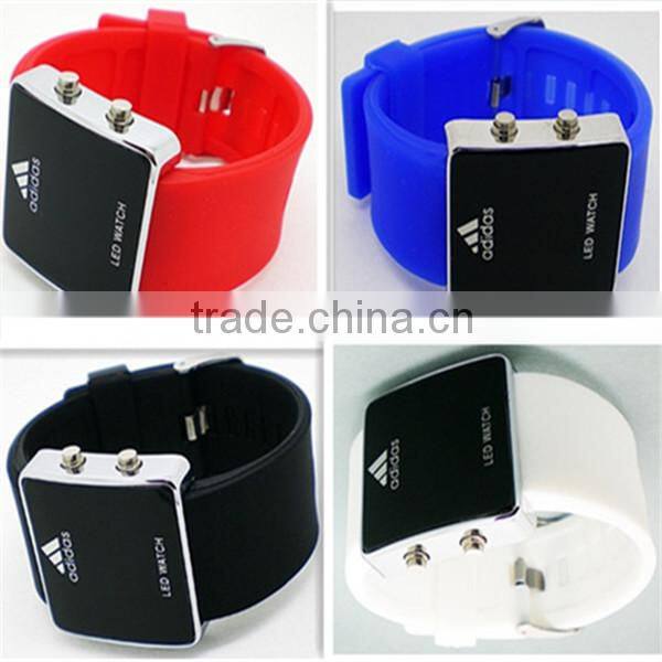 2015 wholesale colorful silicone led watches with factory price