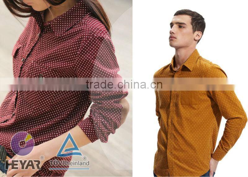 Customized Different Dot Print Corduroy Fabric