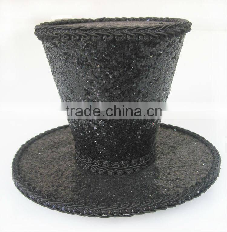 MYLOVE performance hat for stage bling bling hat Leopard Print MLSM009