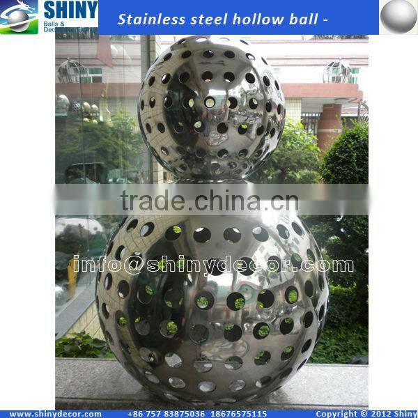 stainless steel hollow ball with hole