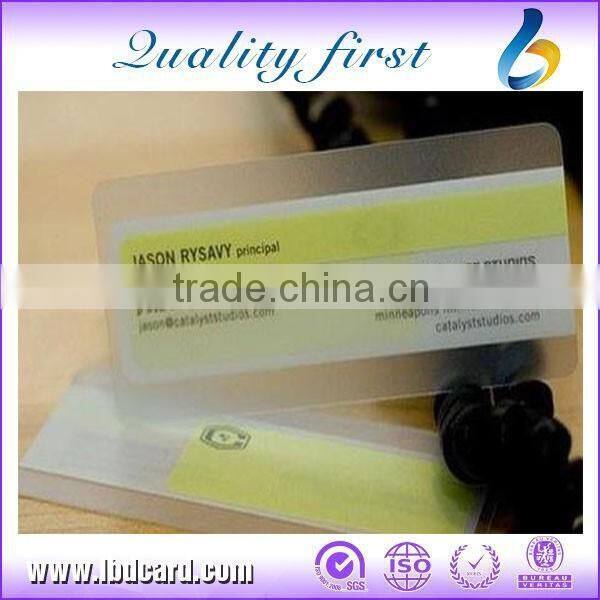 Mirror Surface Transparent Cards Plastic Instruction Cards
