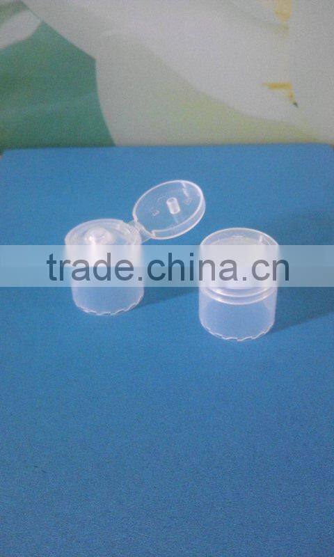 18-410 plastic flip top cap for hand cream, lotion, shampoo
