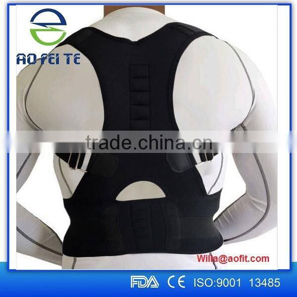 2016 Custom Hot selling Posture Corrector, Magnetic Orthopedic Back posture support brace