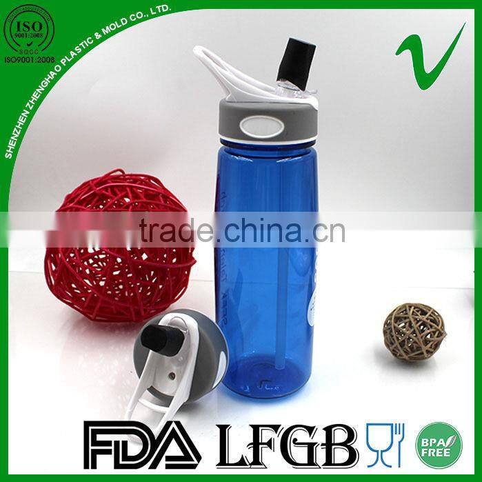 Food grade PCTG round empty clear water drink 700ml plastic bottle