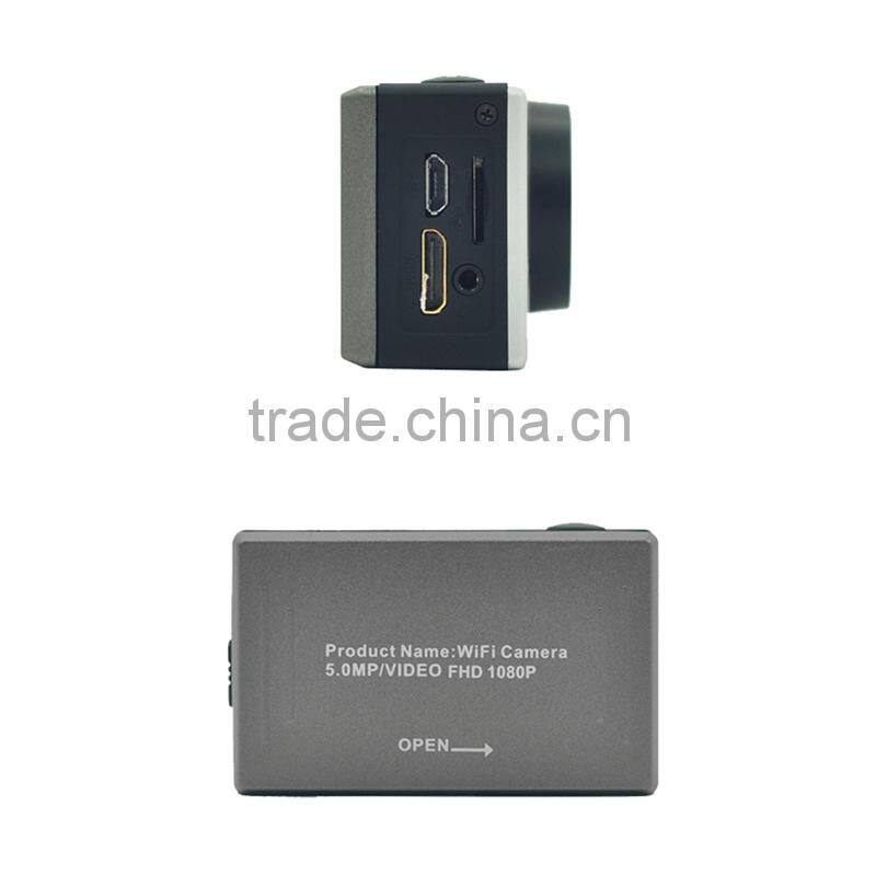 Full hd 1080p waterproof sports micro wireless video camera