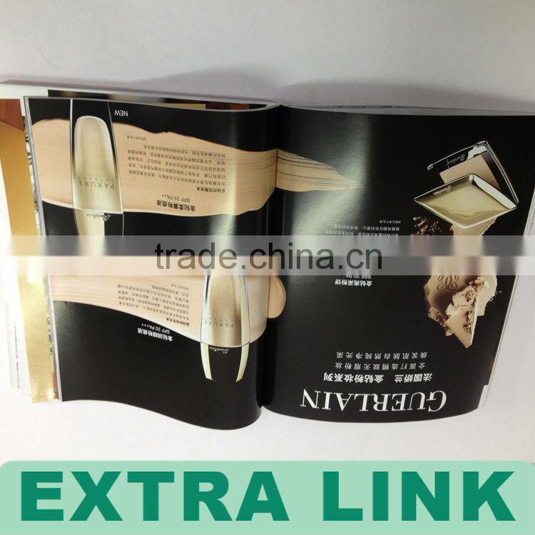 a4 Paper Magazine Commercial Magazine Monthly Magazine Printing With Saddle Stitching (14 years' Printing Experience)