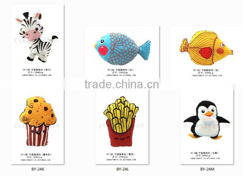 Healthfull Cute Panda Car Freshener , bamboo charcoal deodorizer for car