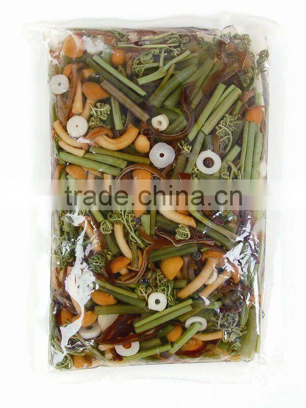 different kinds of vegetables mixed together