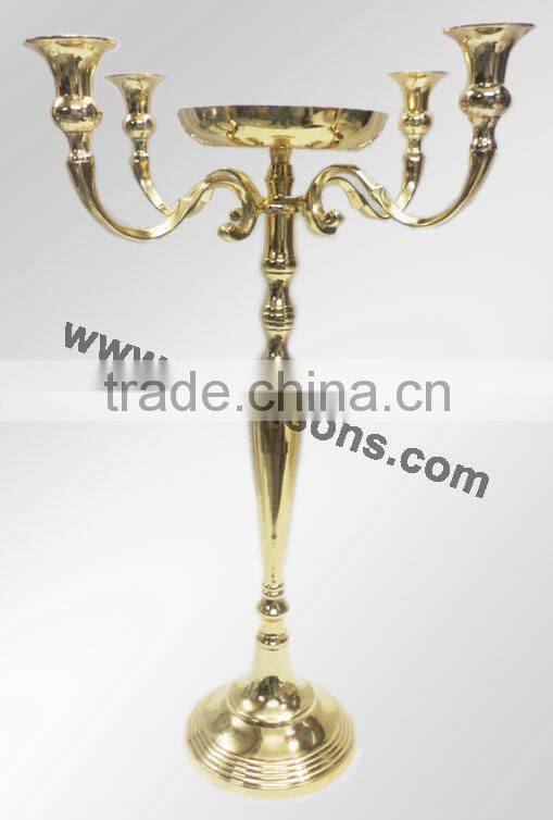 Modern Popular Gold Candelabras And 5 Arms Gold Candelabra Weddings For Church Decor