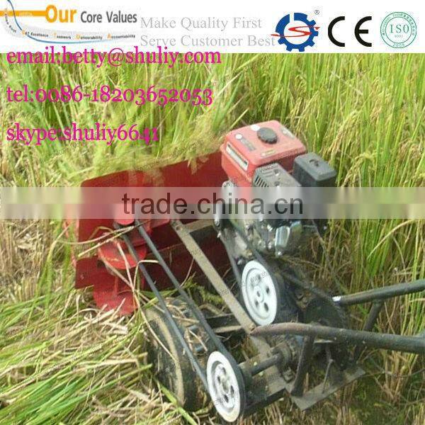 High efficiency rice reaper machine/rice harvester with low price for sale