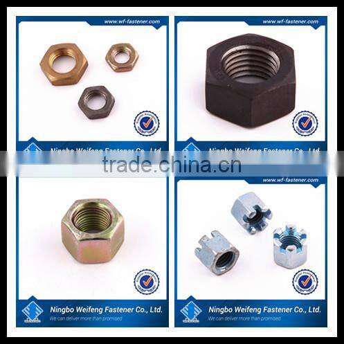made in china hardware high quality manufacture zinc plated ansi b18.2.2 hex nut