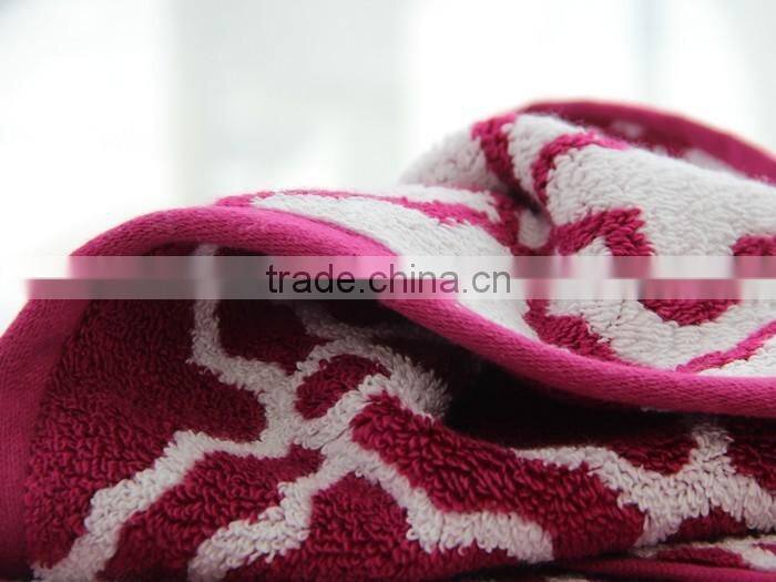 Bath towel 100% cotton cotton jacquard towel hotel towel