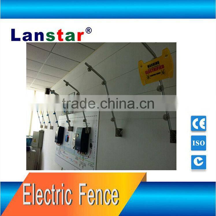 Solar security installations residential electric fence product advanced perimeter security electric fence accessories