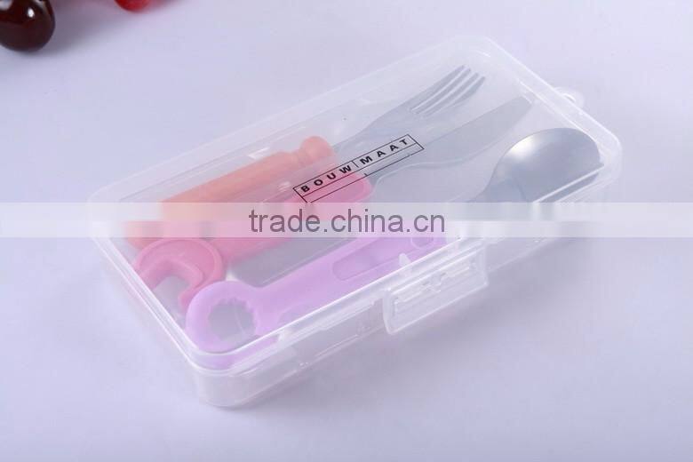 2016 NEW 100% Biodegradable BPA Free Baby Cutlery Sets & Meal Sets, children convenient cutlery