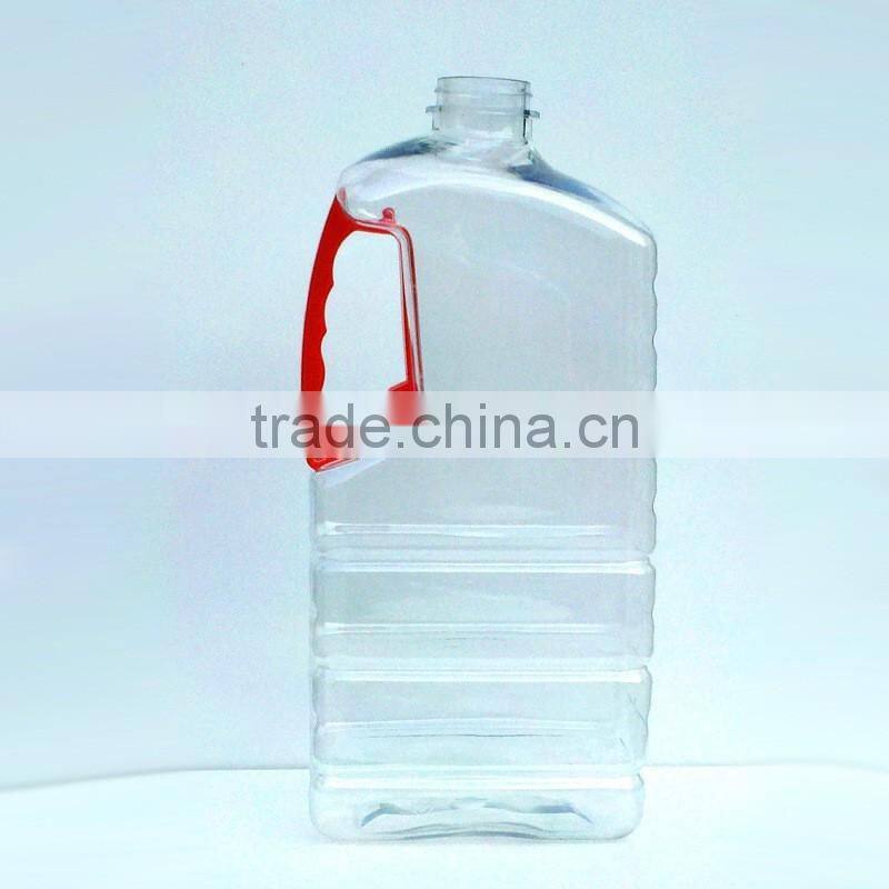 Refined soybean cooking oil PET bottle 1.25L with plastic handle and cap