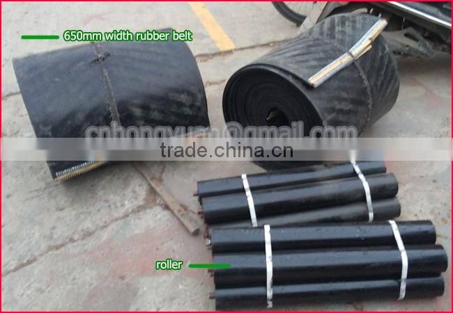 International standard gravel conveying horizontal belt conveyor