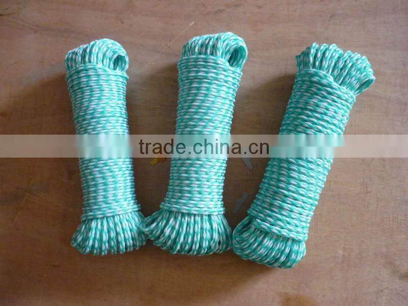 hollow braided rope/sik rope/washing clothes line