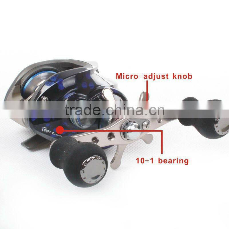 High quality 10+1BB fishing bait casting fishing reel