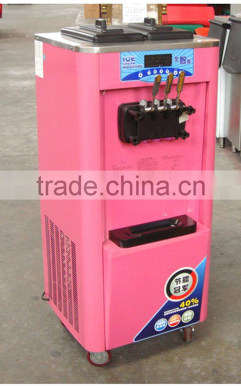 commercial soft ice cream maker with certificate,stand ice cream machine