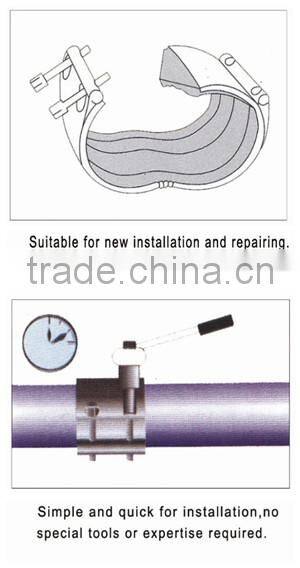 iron pipe quick connect,leak pipe clamp