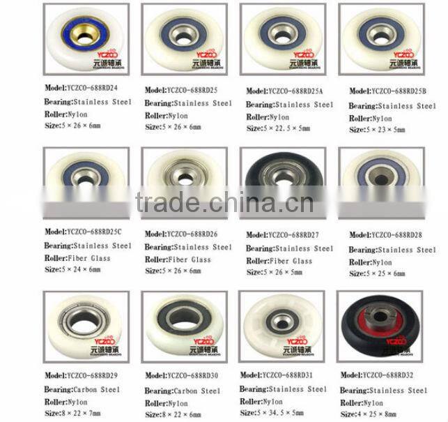 Sliding shower door roller / shower doors bearing wheels