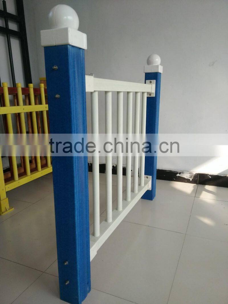 High Strength Imitation wood grain fiberglass Plastic fence