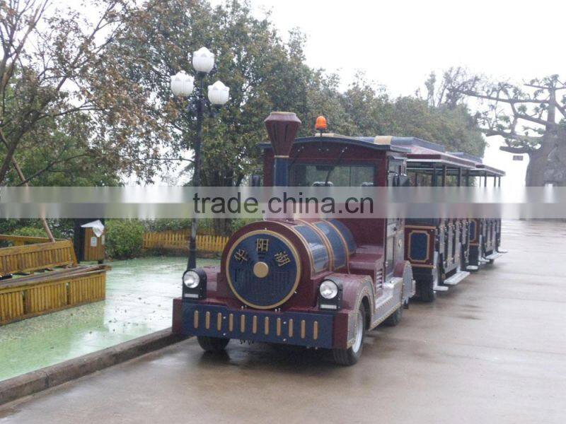 Diesel Power Amusement Park Trackless Tourist Fun Train