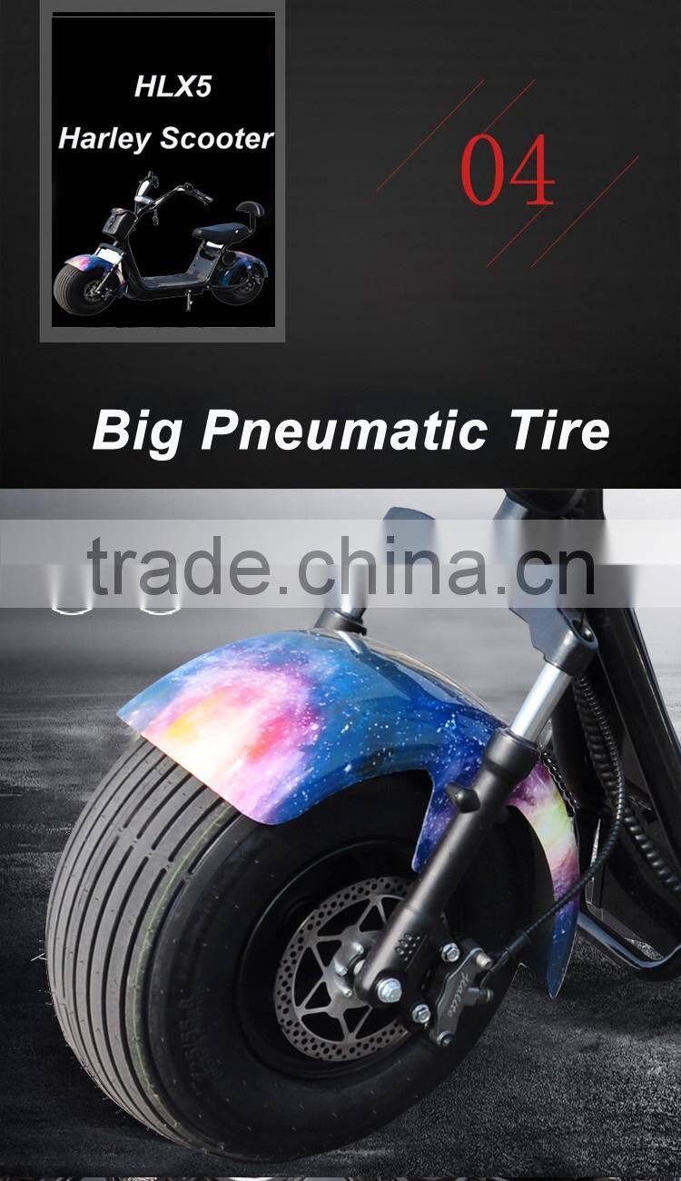 HLX5 App Control Led Indicator Harley Quinn Electric Scooter