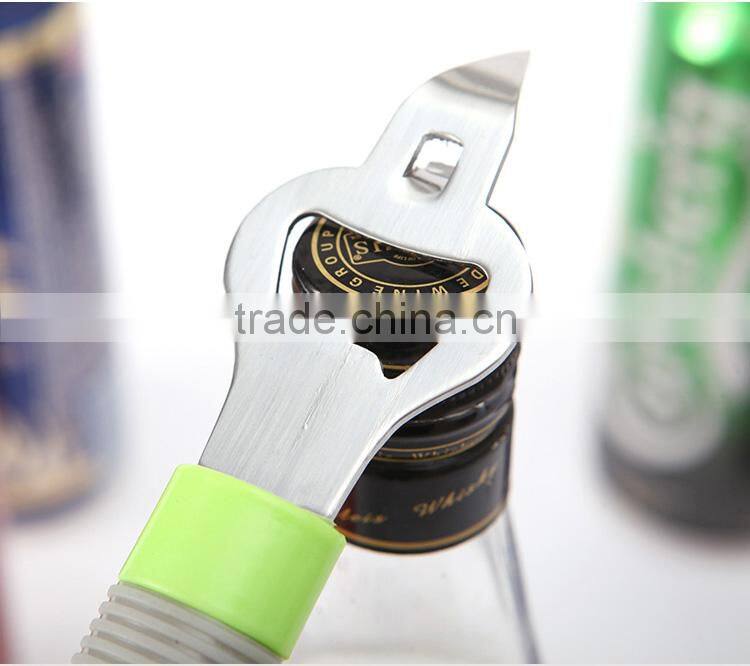 two in one multifunctional bottle opener-- yellow 824