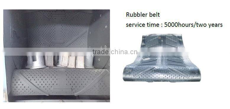 QR3210 surface cleaning and strengthening tumble belt shot blast cleaning machine with lower price