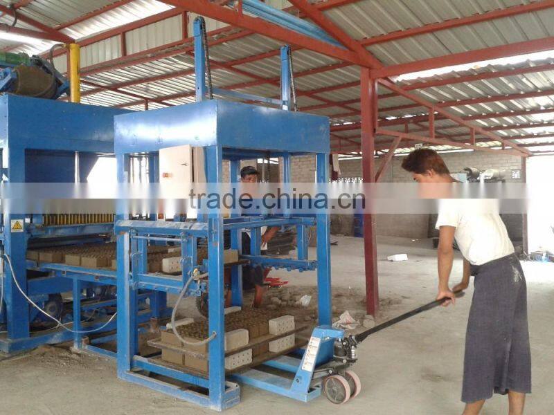 Small and cheap semi-automatic brick block making machine