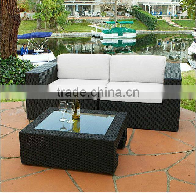 Used home bar furniture wholesale rattan hand craft simple design sofa set