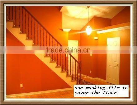 Pre-taped masking film