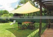 HDPE + UV stabilized sun shade sail