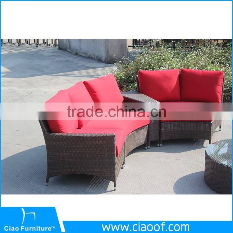 Factory Directly French Style Cheap Garden Corner Sofa