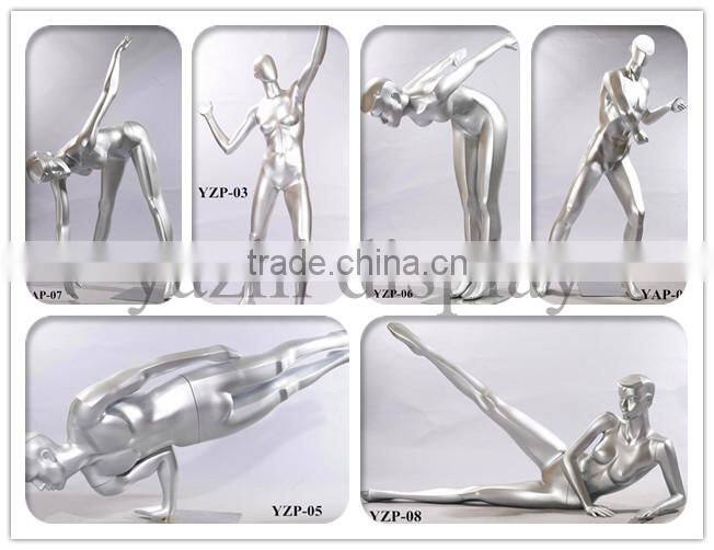 Male sports fashion mannequin sexy mannequin stand Yoga mannequin