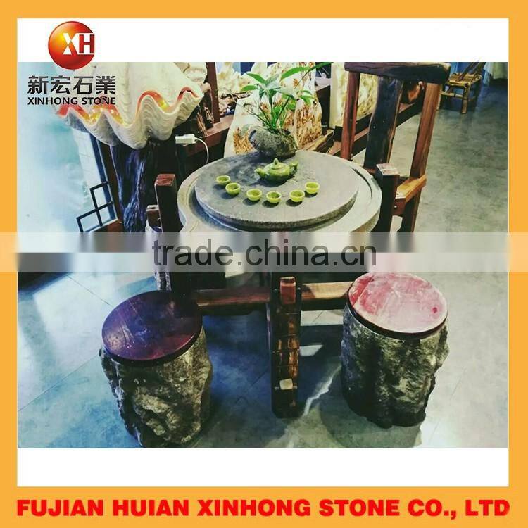 Home office ornament big antique round teaboard