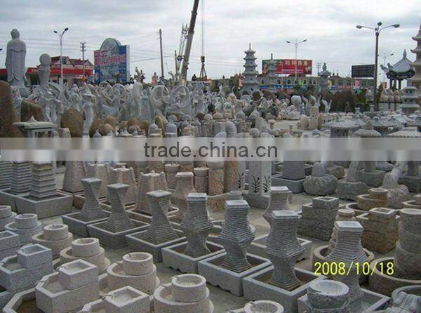 Soap stone carved ball lantern