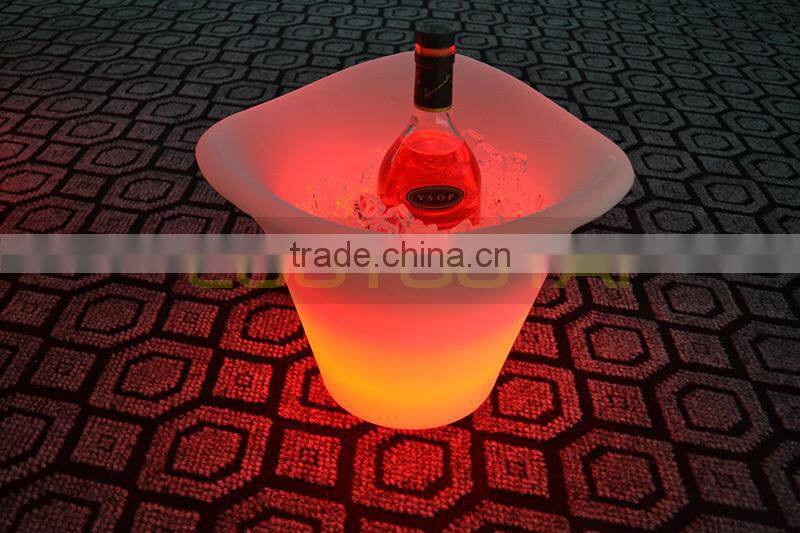 remote control Lighted Plastic Bar Win Bucket Waterproof LED Bar Inflatable Ice Bucket