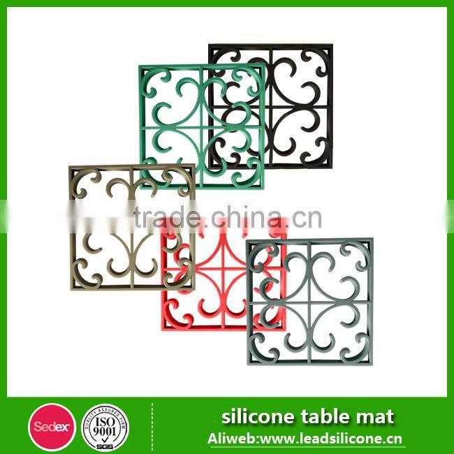 Chinese Style High Temperature Resistant Silicone Table Mat,Heat Resistant Silicone Mat