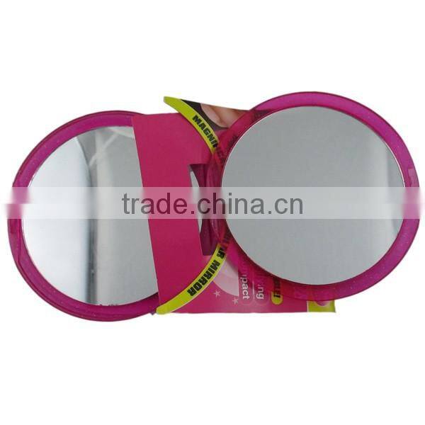 Make up ligh magnification mirror with rubber sucker