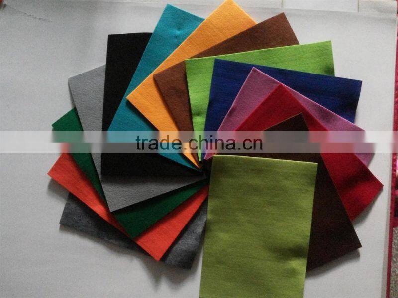 15072509 Colorful wool felt for handicfats, needle punch felt/colorful felt